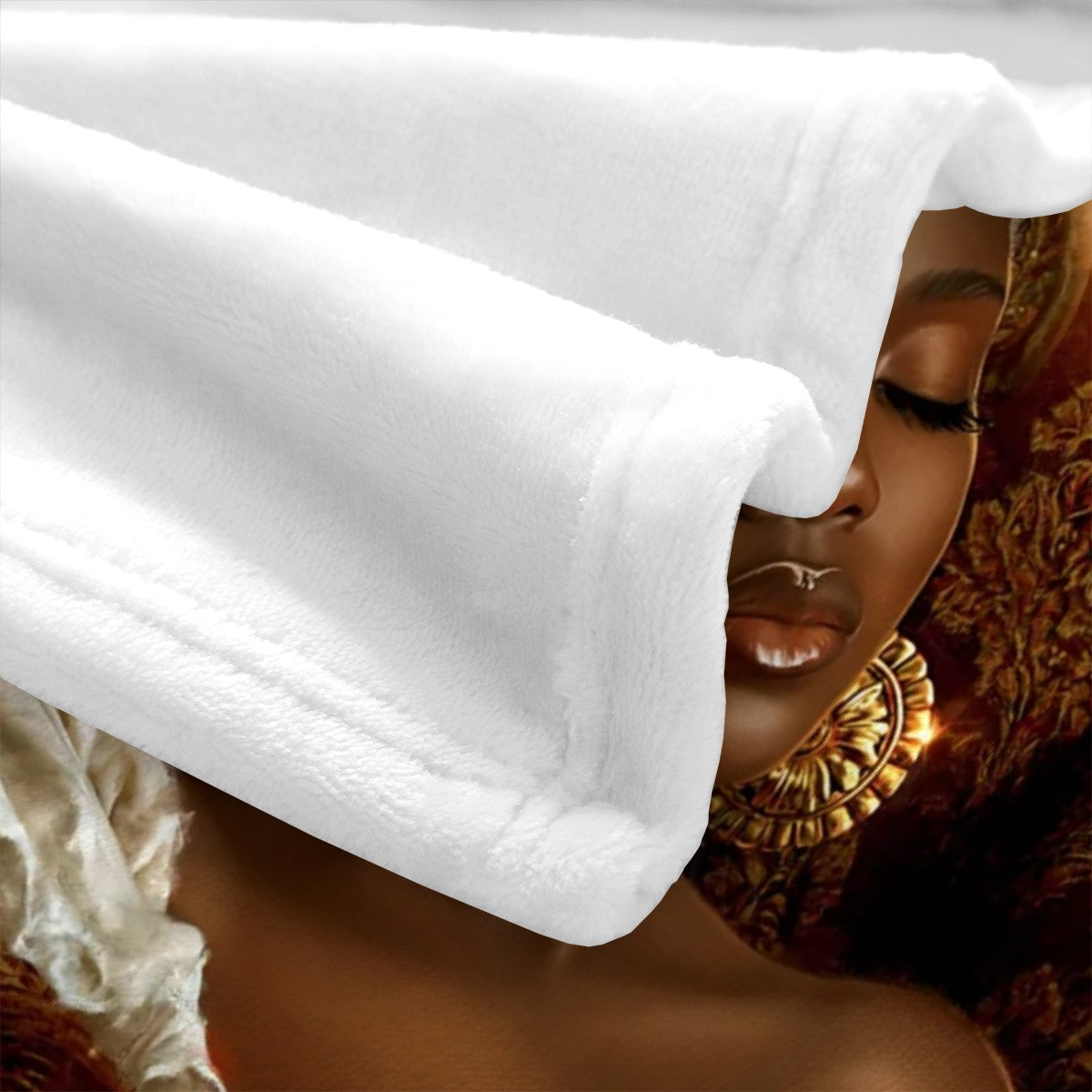 Don't Ask Me for Nothing Blanket | Soft Power (Cream Elegance Edition)